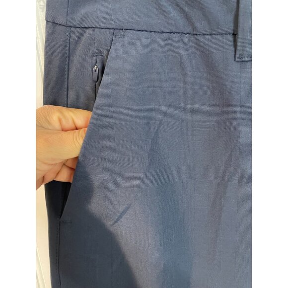 Hang Ten Mens Plaid Navy Blue Polyester/Elastane Shorts Size 38 - Picture 5 of 14